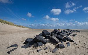 Ameland, Basaltblöcke