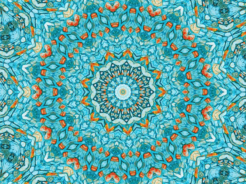 Aqua Stone Art by Caroline Lichthart