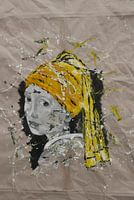 Ein bisschen J. Vermeer und ein bisschen J. Verduin Mädchen mit dem Perlenohrring