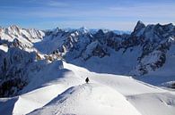 Alleen in de Franse Alpen von Michaelangelo Pix Miniaturansicht