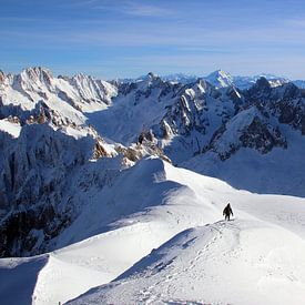 Alleen in de Franse Alpen von Michaelangelo Pix