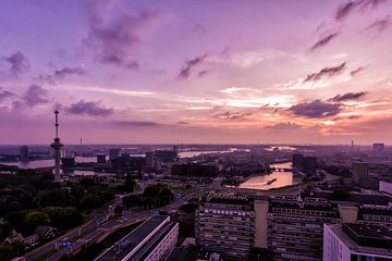 Purple sunset sur Marcel Moonen @ MMC Artworks