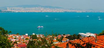 Panoramic view of Bosporus canal by Yevgen Belich