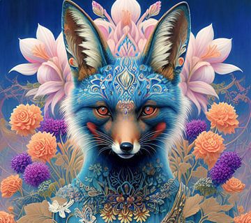 The blue fox by Niek Traas