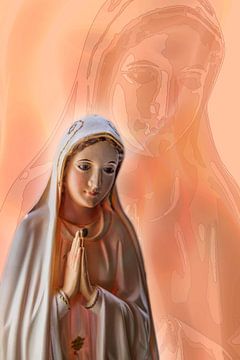 Mother Maria praying van 2BHAPPY4EVER.com photography & digital art