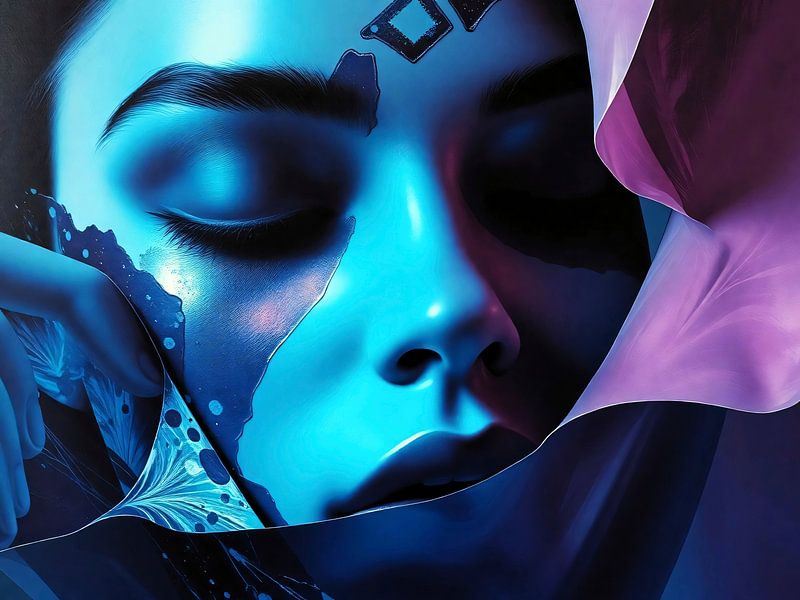 L'enveloppe abstraite douce de la beauté par A.D. Digital ART