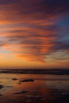 Ameland, Sonnenuntergang von Nynke Altenburg