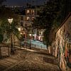 Avond in Montmartre.... van Peter Korevaar