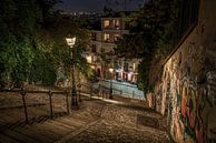 Avond in Montmartre.... van Peter Korevaar thumbnail