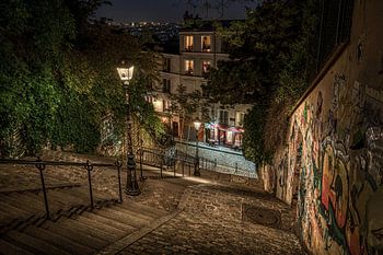 Abend auf dem Montmartre...