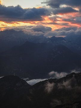 Ein Sonnenaufgang im Salzburger Land