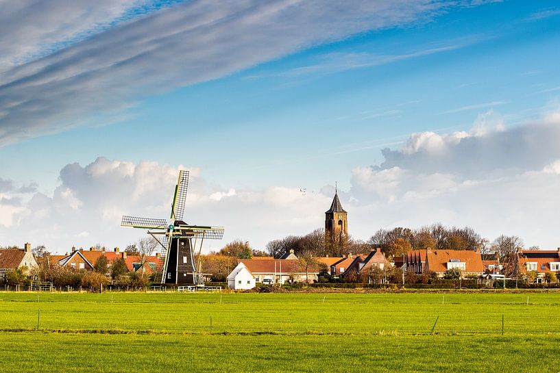 The skyline of Aagtekerke by Danny Bastiaanse