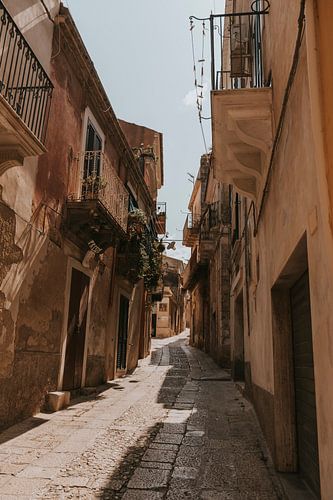 The atmospheric streets of Ragusa, Sicily Italy