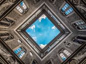 Sky view from the courtyard of Palazzo Medici Riccardi by Roelof Nijholt thumbnail