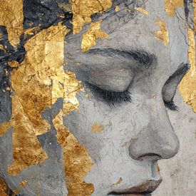 Soft Sculpture – Abstract portret minimalistisch en elegant van SPEQ ART