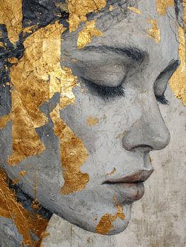 Portrait abstrait moderne