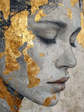 Portrait abstrait moderne