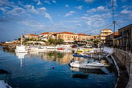 the port of Agois Nikolaos by Herman Coumans