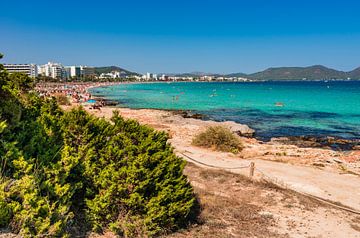 Spanje Middellandse Zee, Mallorca strand van Cala Millor van Alex Winter