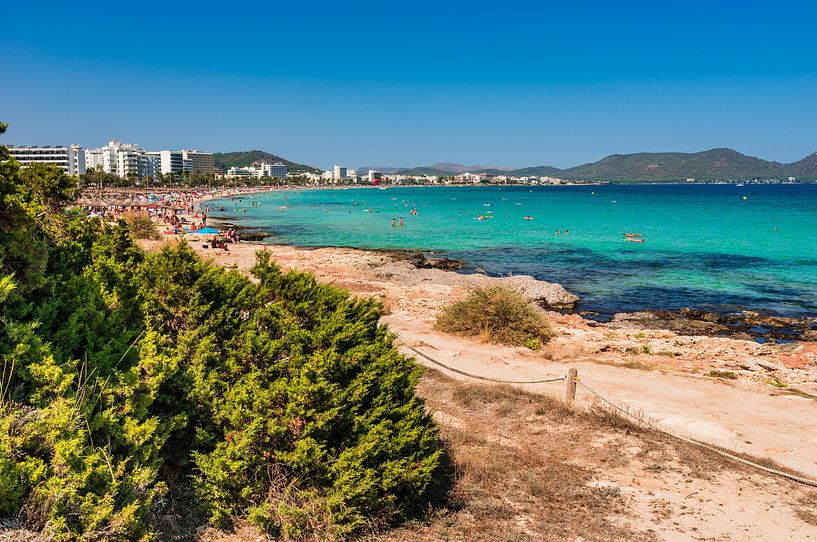 Spain Mediterranean Sea, Mallorca beach of Cala Millor by Alex Winter