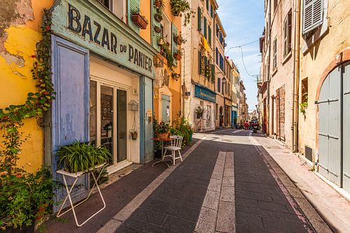 De wijk Le Panier in de oude binnenstad van Marseille - Frankrijk