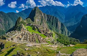 Überblick über die versteckte Stadt Machu Picchu, Peru