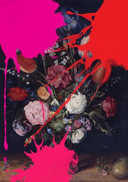 Spetters van bloemen van Grace Digital Art Co