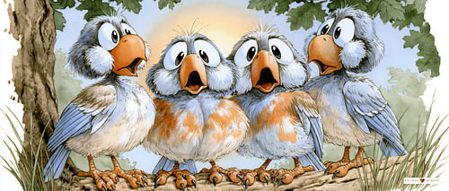 Funny Little Birds
