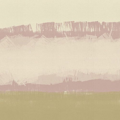 Abstracte minimalistische schilderij van een landschap 003