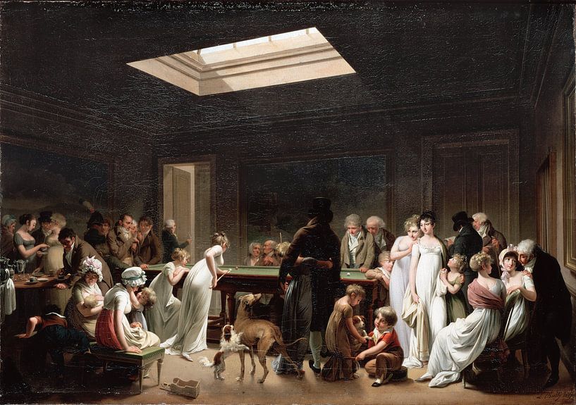 Partie de billard, Louis-Léopold Boilly par The Masters