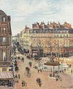 Rue Saint-Honoré, Sonneneinstrahlung, Nachmittag, Camille Pissarro von Meesterlijcke Meesters Miniaturansicht