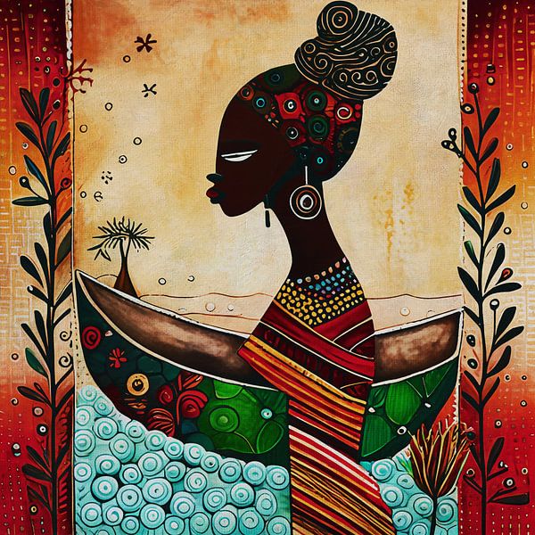 Die königliche Anwesenheit: Eine Feier des afrikanischen Erbes von Jan Keteleer