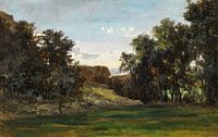 Carlos de Haes-Grasland Landschaft, Antike Landschaft von finemasterpiece Miniaturansicht