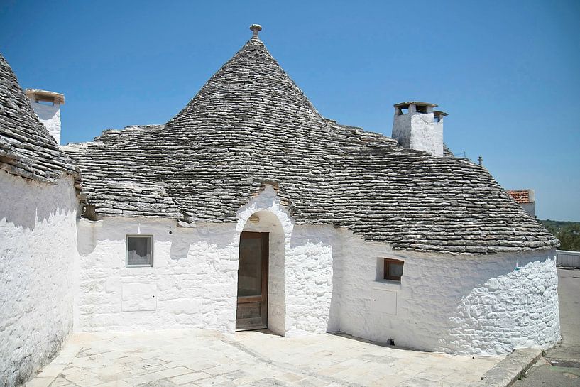 Maisons blanches à Alberobello en Italie par Rijk van de Kaa