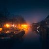Winterochtend aan de Havendijk in Gorinchem van Zwoele Plaatjes