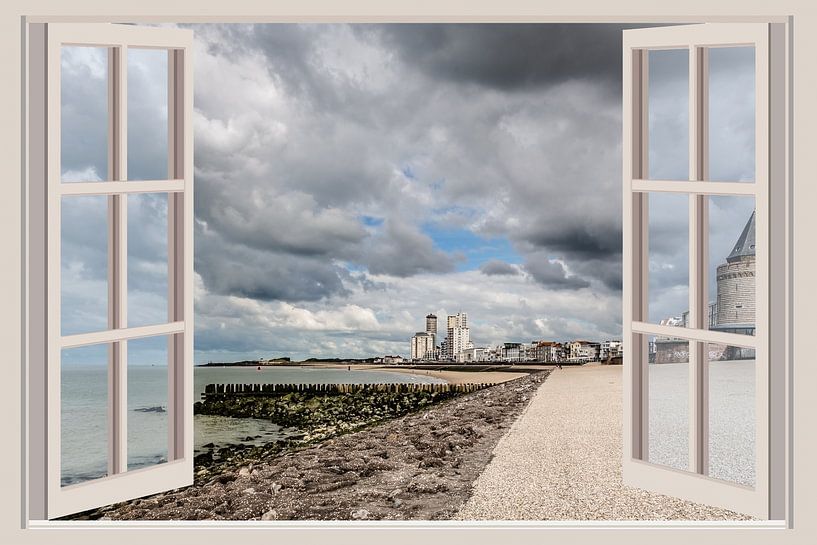 View on the boulevard of Vlissingen (from the window) by Fotografie Jeronimo