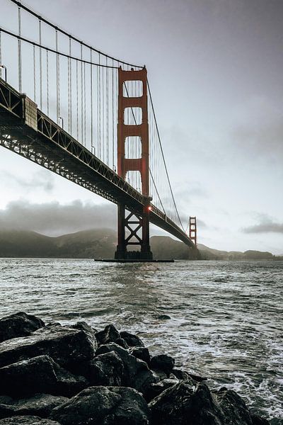 Golden Gate in kustweer, San Francisco, VS van Aloke Design
