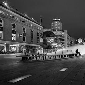 18 septembre carré élégant en noir et blanc sur Maurits van Hout