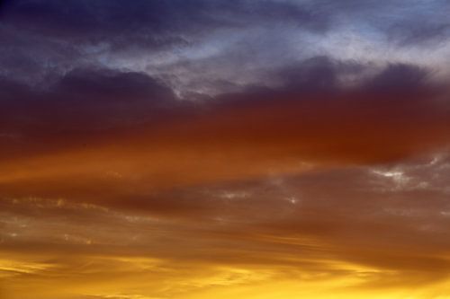 Kleurrijke zonsondergang