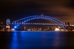 Pont du port illuminé SYDNEY