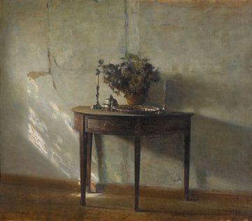 A Sunlit Interior, Carl Holsøe