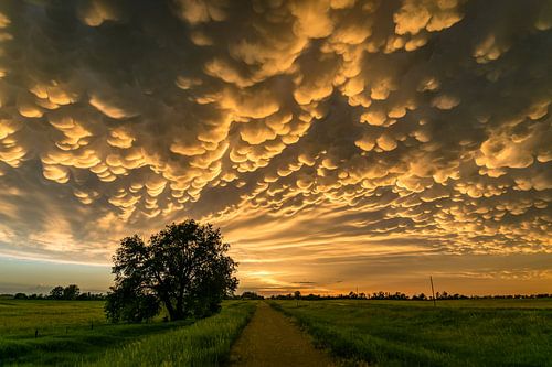 mammatus über Nebraska