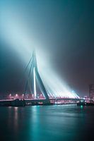 Erasmus bridge in the mist