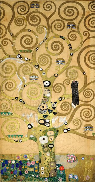 Baum des Lebens, Gustav Klimt von Meisterhafte Meister