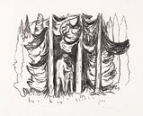 Skogen (Der Wald), EDVARD MUNCH, 1909 von Atelier Liesjes Miniaturansicht