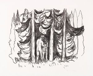 Skogen (Der Wald), EDVARD MUNCH, 1909