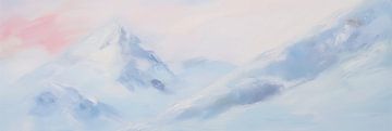 Paysage hivernal alpin sur Whale & Sons