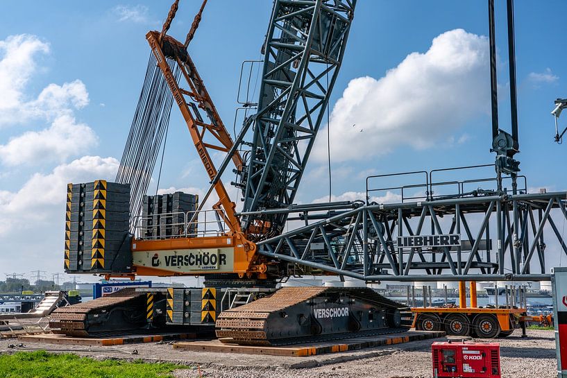 Liebherr LR 1600 van Verschoor Kraanverhuur. van Jaap van den Berg