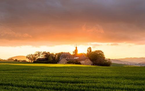 Fraukirch Thür, Mendig, Rhénanie-Palatinat, Allemagne