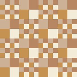 Retro chessboard fantasy pixel by Mad Dog Art